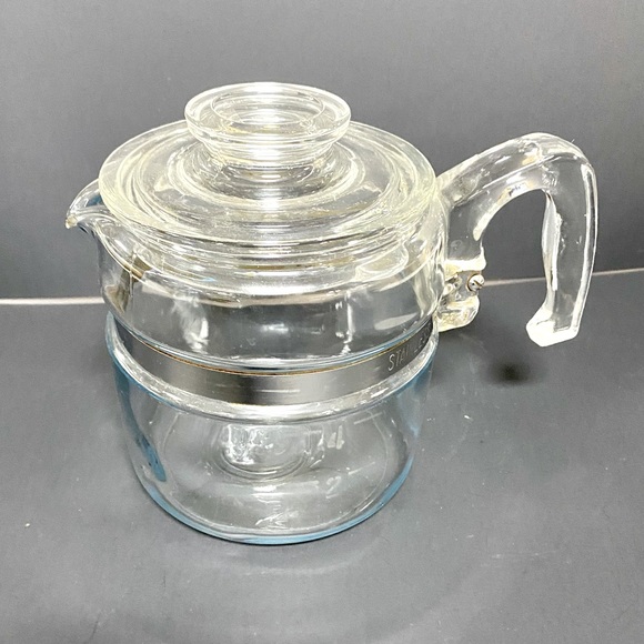 Pyrex | Kitchen | C Vintage Pyrex Clear Glass Coffee Pot 7754b 4 Cup ...